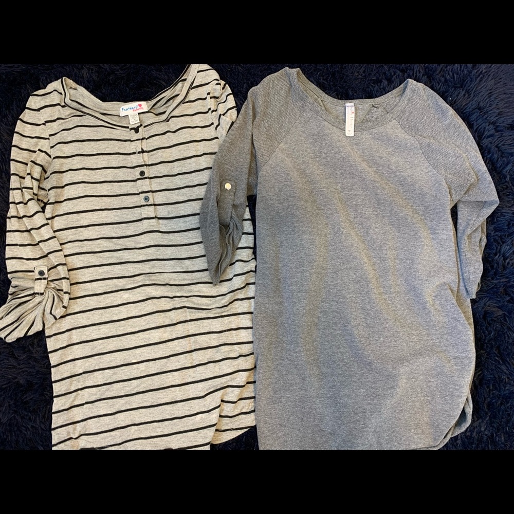 Bundle 2 maternity tops